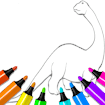 Dinosaur Coloring Pages Kids